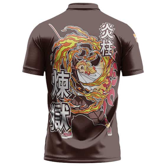 Kyojuro Rengoku Flame Breathing Kanji Tennis Shirt