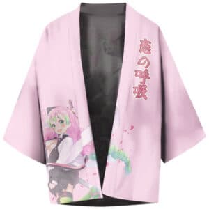 Love Hashira Mitsuri Pink Outfit Kimono Shirt