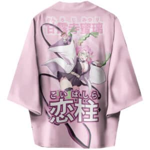 Love Hashira Mitsuri Pink Outfit Kimono Shirt