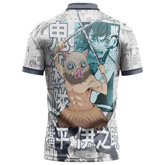 Masked Boar Inosuke Hashibira Art Polo Shirt