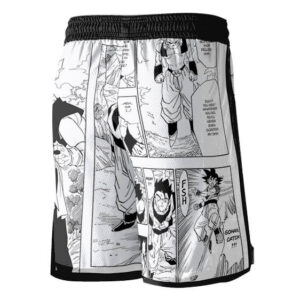 Mystical Son Gohan Manga Strip Basketball Shorts