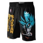 NBA SSJ Vegito Blue Forms Adidas Basketball Shorts