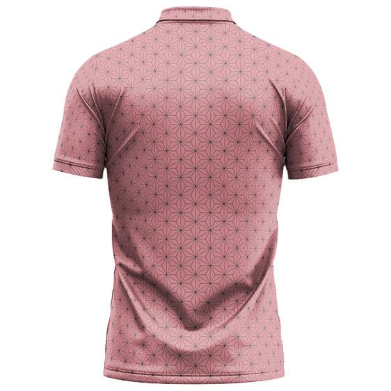 Nezuko Kamado Kimono Pattern Pink Tennis Shirt