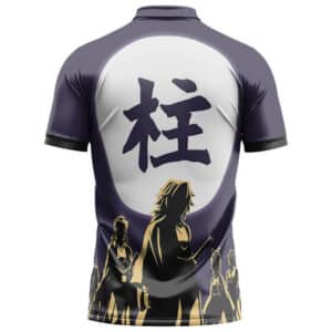 Nine Hashiras Moon Silhouette Art Tennis Shirt