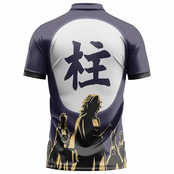 Nine Hashiras Moon Silhouette Art Tennis Shirt