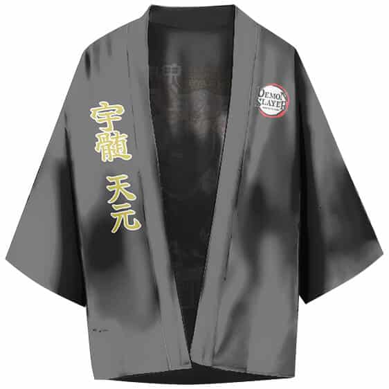 Sound Hashira Tengen Uzui Unique Black Kimono