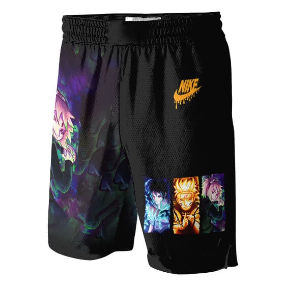 Team 7 4th Ninja War Nike Naruto Basketball Shorts