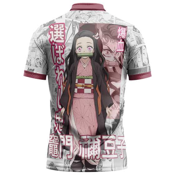 The Chosen Demon Nezuko Panel Art Tennis Shirt