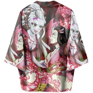 Twelve Kizuki's Daki Vs Nezuko Design Art Kimono