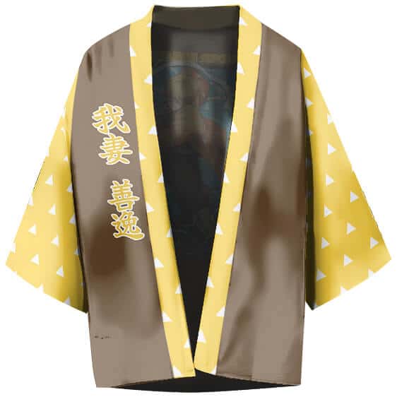 Zenitsu Agatsuma Thunder Breathing Design Kimono