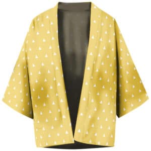 Zenitsu Triangle Pattern Costume Kimono Shirt