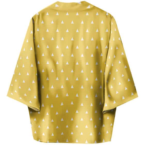 Zenitsu Triangle Pattern Costume Kimono Shirt