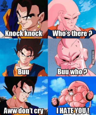 Buu Who Dragon Ball Z Meme