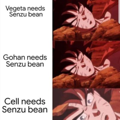 Goku's Priorities Dragon Ball Z Meme