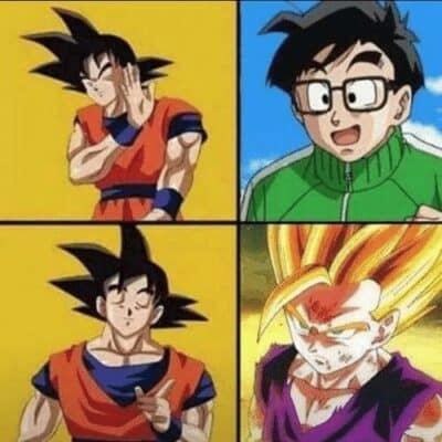 Goku Drake Meme Dragon Ball Z Meme