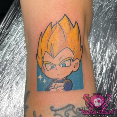 Super Saiyan Vegeta Cute Background Dragon Ball Z Tattoo