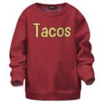 DBZ Krillin Minimalist Tacos Logo Children Sweater