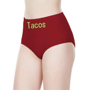Dragon Ball Z Krillin Tacos Red Women's Underwear