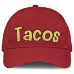 Iconic Krillin Tacos Logo Red DBZ Classic Cap