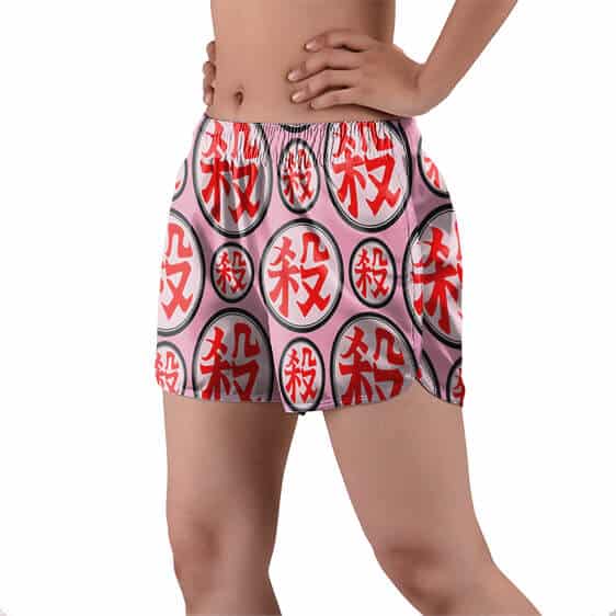 Mercenary Tao Kanji Design Women’s Beach Shorts