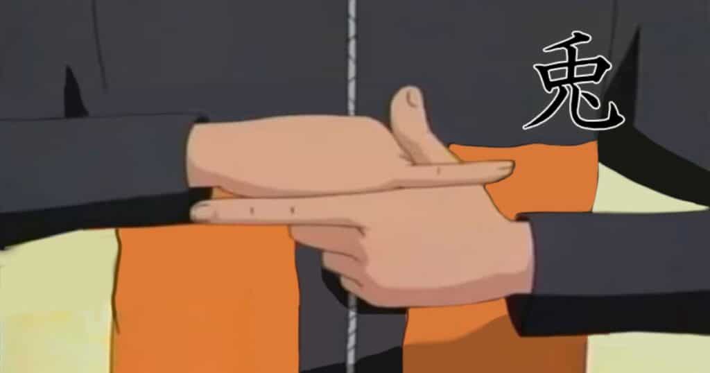Naruto Hand Sign - Rabbit