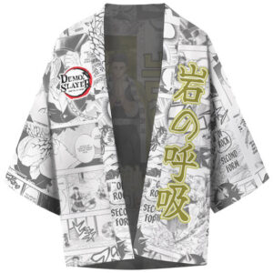 Demon Slayer Hashira Gyomei Himejima Kimono Shirt