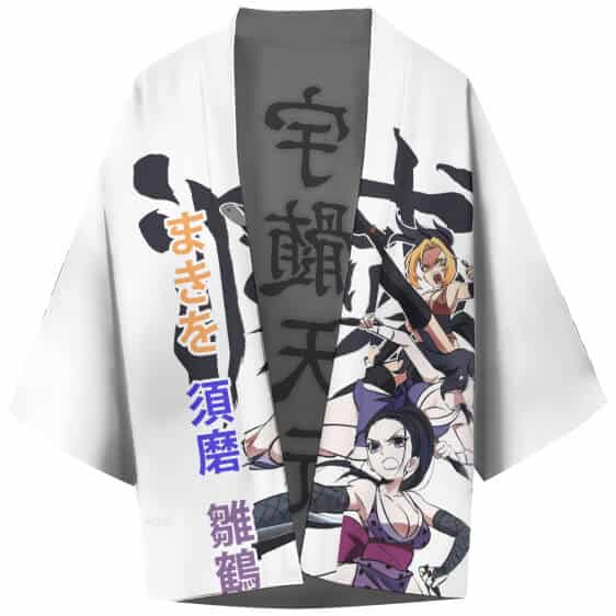 Hinatsuru Makio and Suma Design White Kimono Shirt
