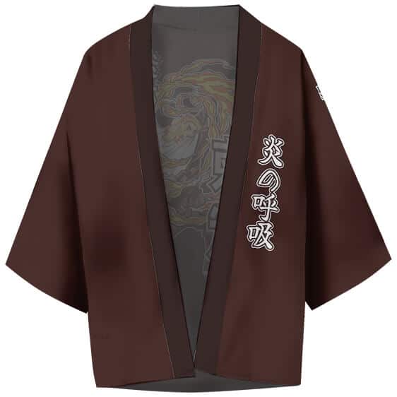 Mugen Train Arc Kyojuro Rengoku Kimono Shirt
