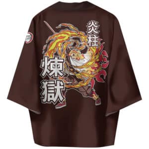Mugen Train Arc Kyojuro Rengoku Kimono Shirt