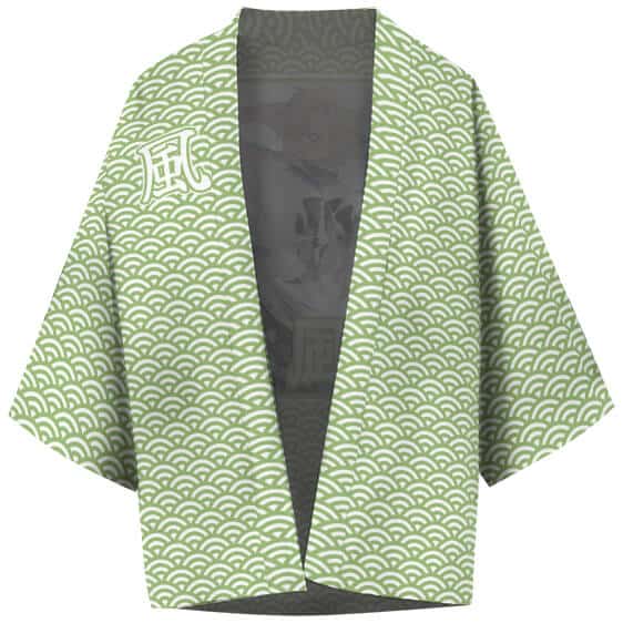Sanemi Shinazugawa Seigaiha Pattern Kimono Shirt