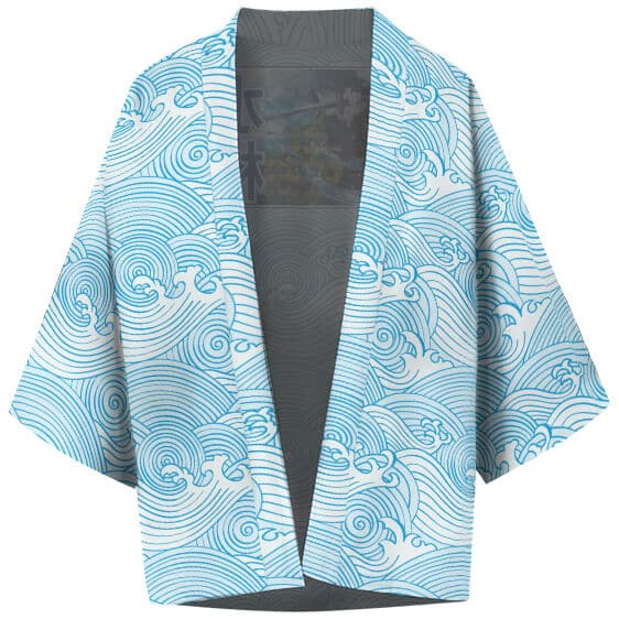 Twelve Pillars Giyu Tomioka Wave Pattern Kimono