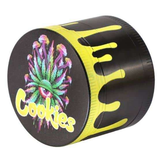 Cookies Cannabis Eye Yellow Drip Marijuana Weed Grinder