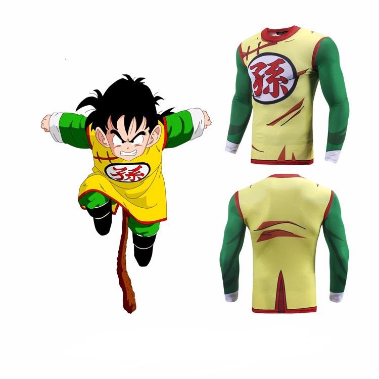 Top 5 DBZ Gym Compression Long Sleeves To Stay Fit In 2020 5 Gohan Costume Outfit Fitness Gear Workout Gym Compression 3D Shirt