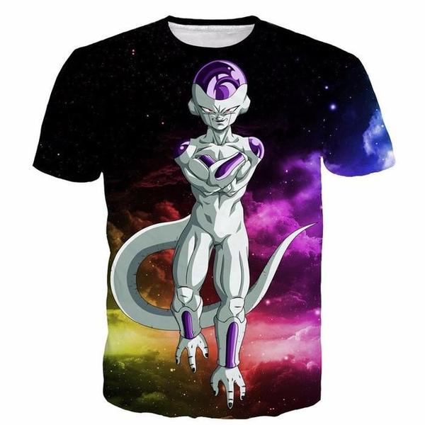 Mighty Frieza Flying Space Galaxy Swag Black Ultimate 3D T-Shirt