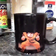 Top 10 Christmas 2020 Gift Ideas For Dragon Ball Z Fans 10 Heat Reactive Color Changing Goku Kaio-Ken Dragon Ball Mug